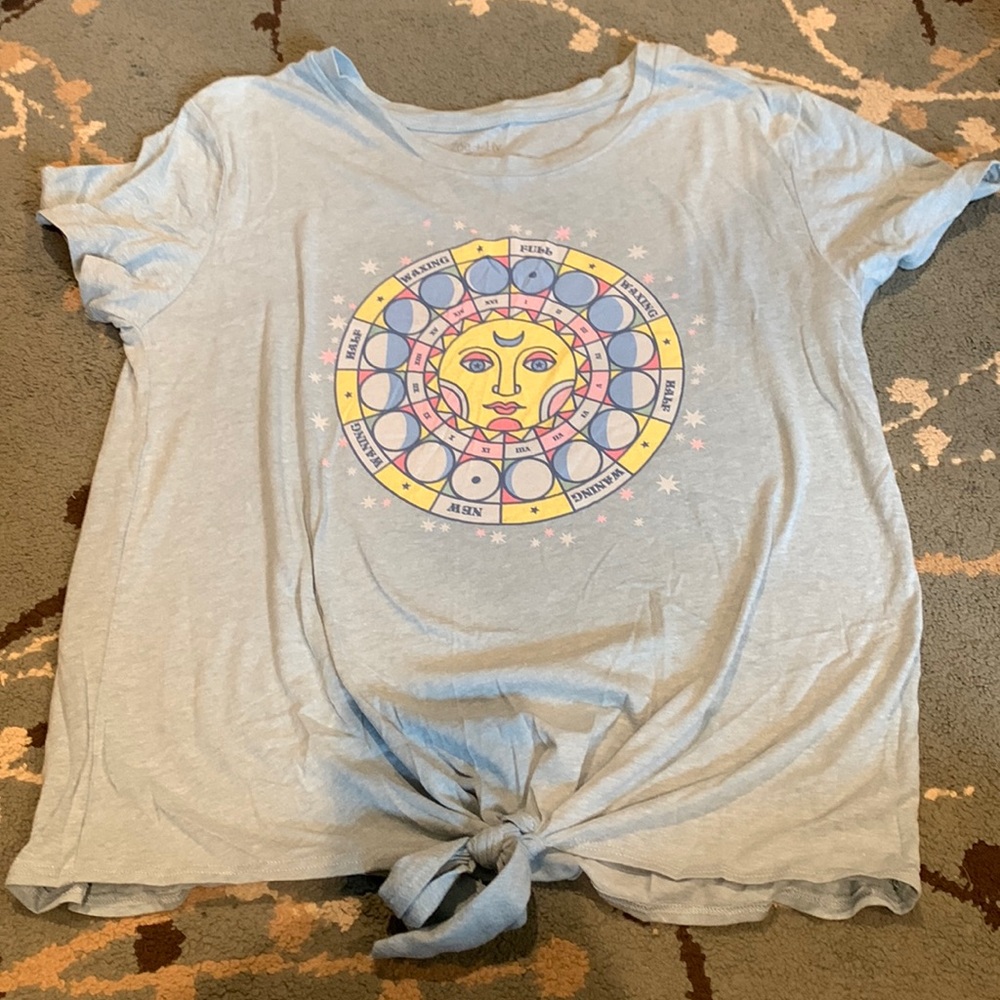 Moon info t-shirt